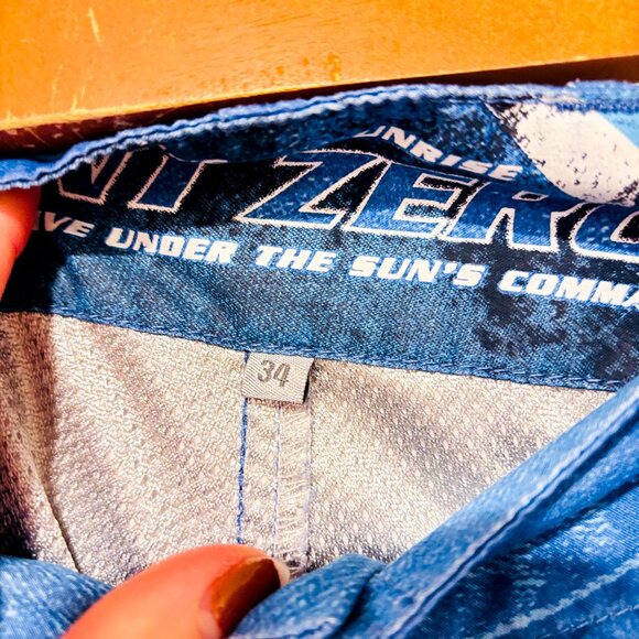 POINT ZERO Blue denim-effect board shorts men | Size 34 * - Picture 6 of 7